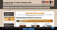 Desktop Screenshot of profixig.hu